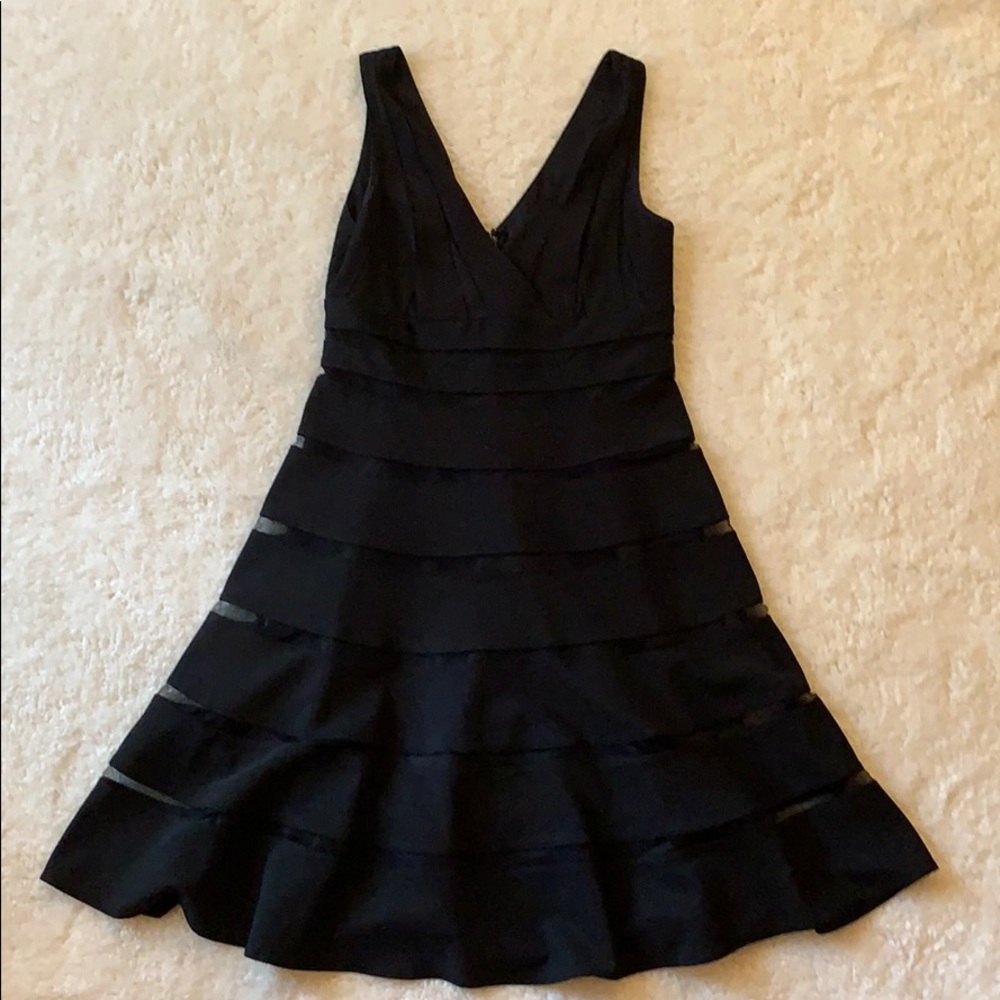 Black cocktail dress